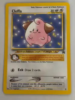 Cleffa - 31 - Pokemon Wizards Black Star Promo Card LP/NM - Image 1