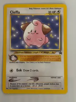 Cleffa - 31 - Pokemon Wizards Black Star Promo Card LP/NM - Image 3