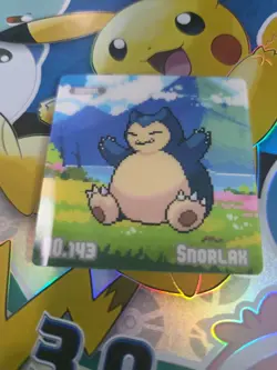 Snorlax Pokemon 3D Lenticular card - Image 1