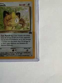 Pokemon TCG Meowth Black Star Promos Holo Card Wizards Black Star Promos 10 - Image 2