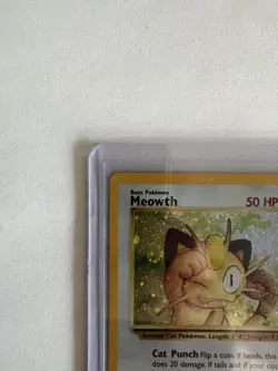 Pokemon TCG Meowth Black Star Promos Holo Card Wizards Black Star Promos 10 - Image 4