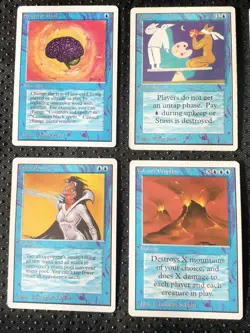 MTG (6) Card lot/UNLIMITED EDITION/DRAIN POWER +2 See Pics of Cards You get! - Image 2
