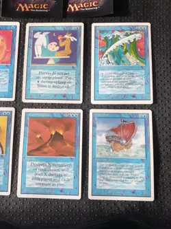 MTG (6) Card lot/UNLIMITED EDITION/DRAIN POWER +2 See Pics of Cards You get! - Image 4