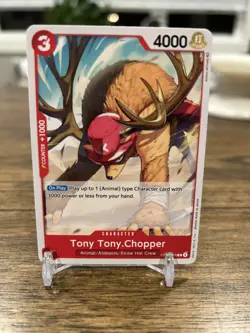 One Piece Card Game Tony Tony.Chopper Kingdoms of Intrigue OP04-010 - Image 1