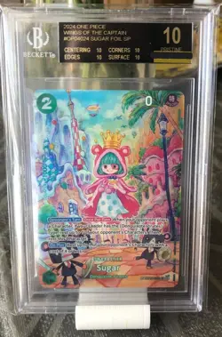 BGS10 Black Label One Piece Card SUGAR OP04-024 SR SP Special Alt Art English - Image 2