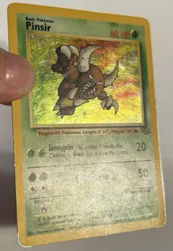 Pinsir 9/64 Holo Rare Unlimited Card WotC Pokemon Jungle LP/MP - Image 3