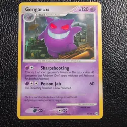 Gengar 17/99 Regular Rare Arceus 2009 Vintage Pokemon TCG Card LP - Image 1