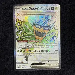 Teal Mask Ogerpon ex 166 Sv: Scarlet & Violet Promo Cards Holo Near Mint - Image 1