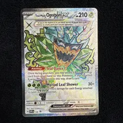 Teal Mask Ogerpon ex 166 Sv: Scarlet & Violet Promo Cards Holo Near Mint - Image 4