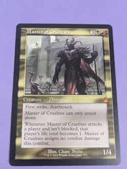 MTG Magic: Ravnica Remastered: Master of Cruelties #373 Mythic - NM - Image 1