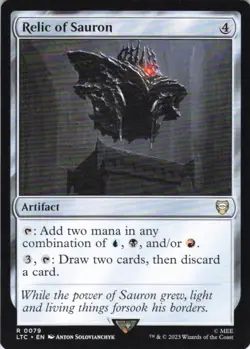 MTG Relic of Sauron (79) | NM | Commander: The Lord of the Rings {LTC} - Image 1