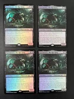 MTG- Karumonix, the Rat King x4 - Phyrexia: All Will Be One - FOIL - Image 1