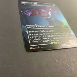 MTG Optimus Prime Darksteel Colossus Borderless Foil Secret Lair 1081 - Image 2