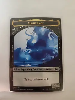 MTG Marit Lage Token - Modern Horizons - NM FOIL Magic The Gathering - Image 1