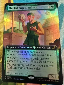 The Cabbage Merchant Extended Art Foil ATLA UB Magic The Gathering - Image 1
