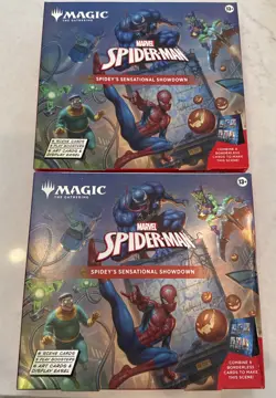 TWO (2) Magic the Gathering Spider-Man Spidey’s Sensational Showdown Scene Boxes - Image 1