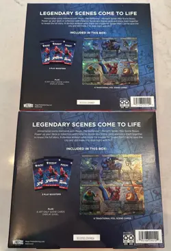 TWO (2) Magic the Gathering Spider-Man Spidey’s Sensational Showdown Scene Boxes - Image 2