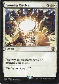 MTG: Streets of New Capenna Commander: Damning Verdict: Lightly Played Condition - Image 1