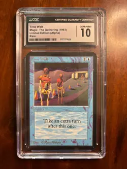 Gem Mint CGC 10 Alpha Time Walk - Image 1