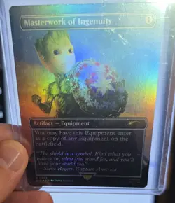 Masterwork of Ingenuity Rainbow Foil Secret Lair Drop Foil Marvel 863 NM MTG - Image 1