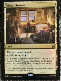 Urban Retreat Foil -MTG Spiderman- NM- Rare - Image 1