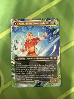 Aang, at the Crossroads Borderless MTG Avatar: TLA Nm/M *ON HAND* - Image 1