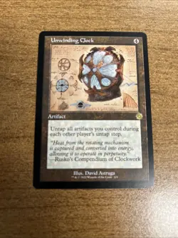 Unwinding Clock (Schematic) The Brothers' War: Retro Frame Artifacts Re NM-M - Image 1