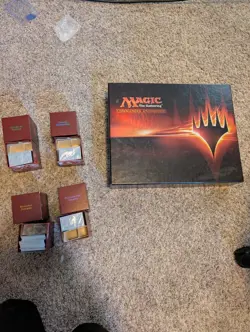 magic the gathering commander anthology Box Set 4 Decks Mint. (Read Description) - Image 1