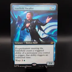 Magic The Gathering Edge Of Eternities "Starfield Vocalist" 0328 EXTENDED ART NM - Image 1