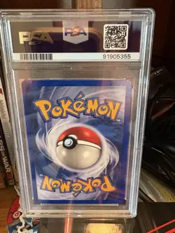 2002 Pokemon Hitmonlee Rev. Foil Legendary Collection #13 NM-MT PSA 8 - Image 2