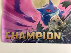Pokemon 2018 League Cup Gengar Mimikyu Tag Team CHAMPION Playmat - Image 3