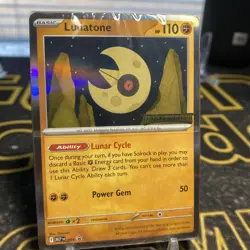 Lunatone Stamped Mega Evolution Promo Sealed with Prerelese Deck Pokemon TCG - Image 3