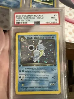 2000 POKEMON ROCKET 1ST ED #3 DARK BLASTOISE-HOLO PSA 9 - Image 1