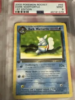 2000 POKEMON ROCKET 1ST ED #3 DARK BLASTOISE-HOLO PSA 9 - Image 4