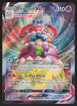 Alcremie VMAX 23/73 Ultra Rare Pokemon TCG Champion's Path NM - Image 1