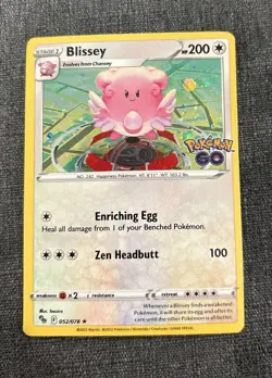 Blissey 52/78 Cosmos Holo Promo Pokemon GO Set Pokemon TCG NM 1113 #266 - Image 1