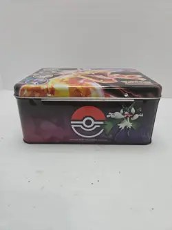 Pokemon Scarlet & Violet Charizard Collectors Empty Tin Lunch Box - Image 5