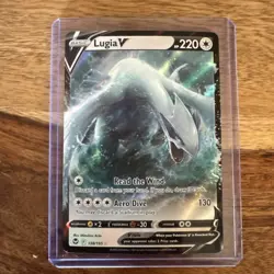 Pokemon TCG-Lugia V 138/195-Swsh12:Silver Tempest-Ultra Rare Holo NM - Image 1