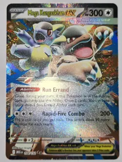 Pokemon TCG Mega Kangaskhan ex Mega Evolution 104/132 Holo Ultra Rare - Image 2
