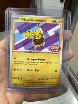 2024 Pokemon Pikachu Berkemeja Batik Indonesia Journey set of 4 with Free FedEx - Image 4