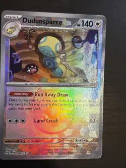 Dudunsparce 080/131 Pokemon TCG Prismatic Evolutions Master Ball Reverse Holo NM - Image 3