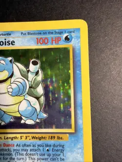 1999 Pokemon TCG Blastoise #2 Base Set Unlimited Holo Rare WOTC - MP - Image 3