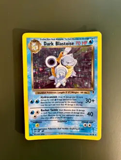 Pokemon TCG 2002 Vintage Dark Blastoise 4/110 Legendary Collection Holo Rare - Image 2