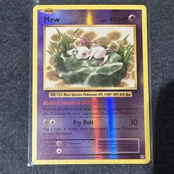 Pokemon TCG English Mew 53/108 Evolutions Reverse Holo Rare Mint Condition!! - Image 3