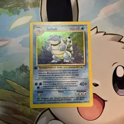 ?Blastoise Base Set 2/102 - Pokemon TCG WOTC German 1st Edition Holo Rare*DMG? - Image 1