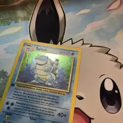 ?Blastoise Base Set 2/102 - Pokemon TCG WOTC German 1st Edition Holo Rare*DMG? - Image 4