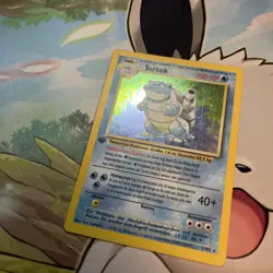 ?Blastoise Base Set 2/102 - Pokemon TCG WOTC German 1st Edition Holo Rare*DMG? - Image 5