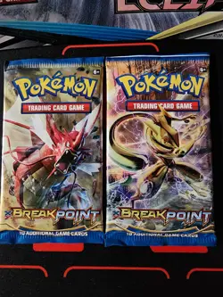 Pokemon XY Breakpoint Lot of 2 Booster Packs Sealed - Image 1