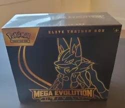 Pokemon Mega Evolution Elite Trainer Box Lucario ETB - New/Factory Sealed - Image 1