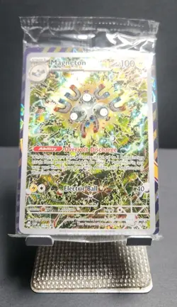 SEALED Pokemon TCG Magneton SVP 159 Surging Sparks Black Star Promo - Image 1